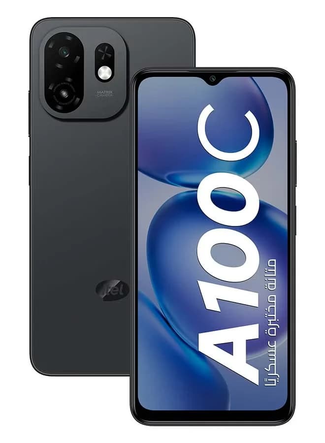آيتل A100c 256 جيجابايت أسود خالص
