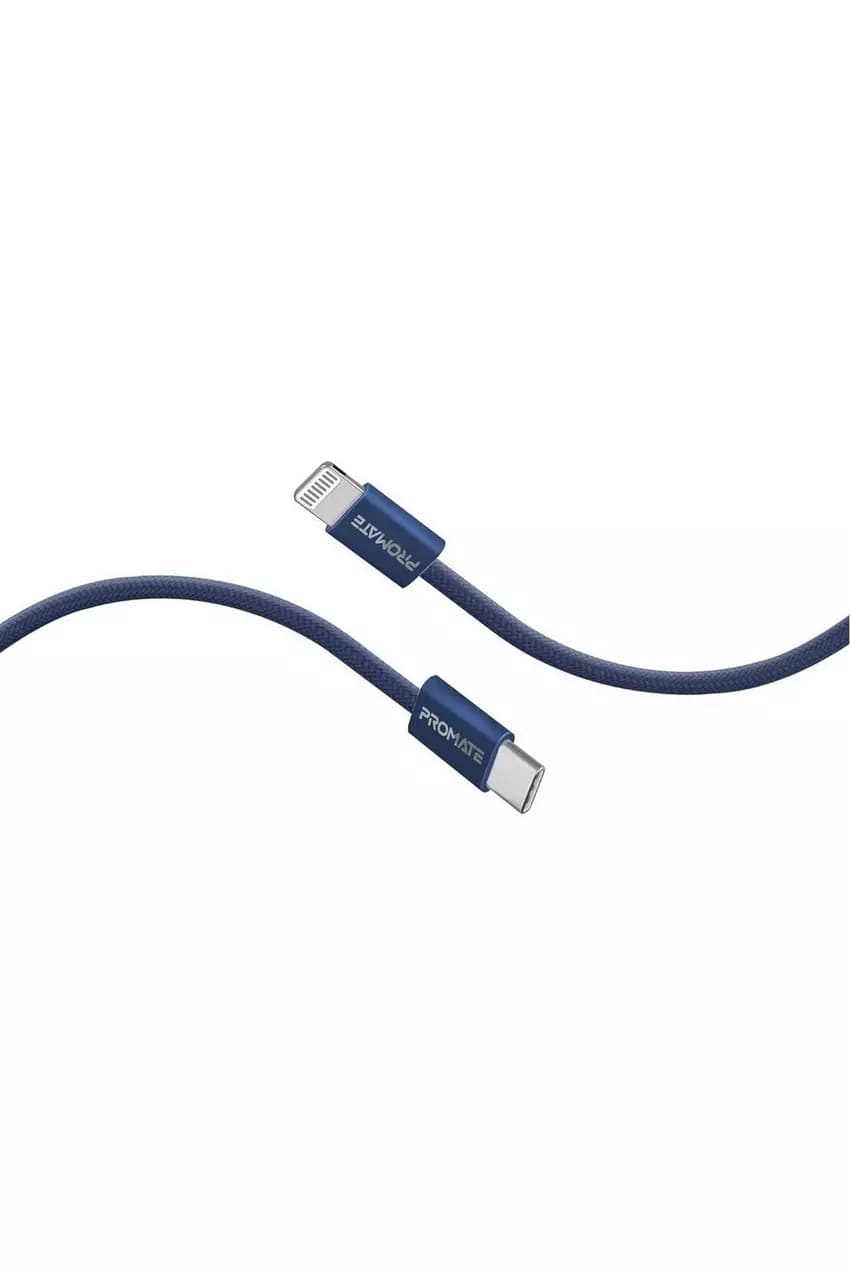 كابل USB إلى لايتننج بطول 1 متر أزرق