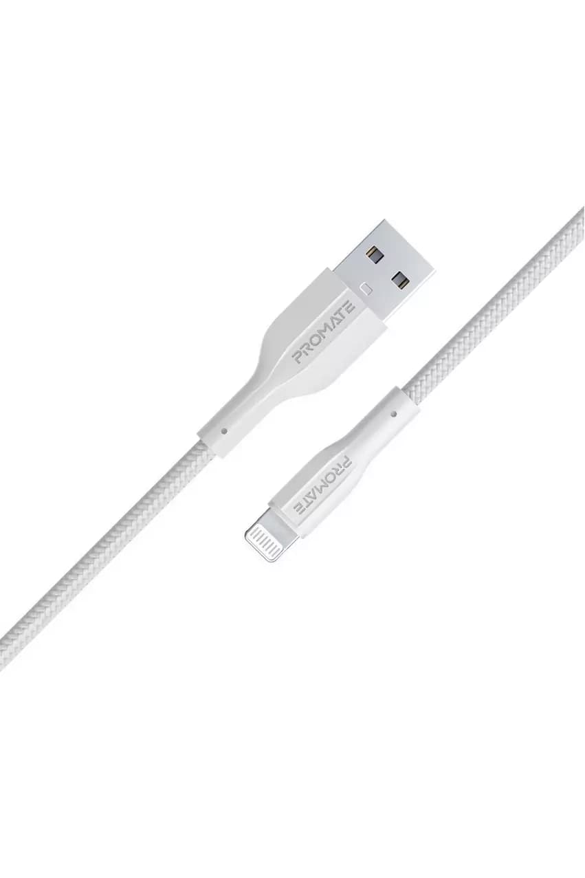 كابل USB إلى لايتننج بطول 1 متر أبيض